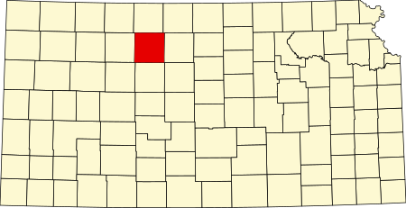 Xã 6, Quận Rooks, Kansas