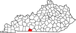 Contea di Simpson – Mappa