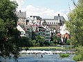 Die Lahn in Marburg unterhalb der Oberstadt