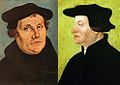 Martin Luther and Ulrich Zwingli