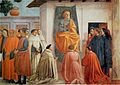 Masaccio.  Auferweckung des Sohnes von Teophilus und St.  Peter thront.  Detail3.jpg