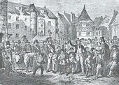 Max Radiguet, La fête de l'Épigane à Lesneven (L'Illustration, 1854).