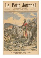 C:_]] _ (da) - (ph:_) ... 28.aug.1898 - Forside fra den franske avis "Le Petit Journal" med afbildning af Menelik II under "Slaget ved Adwa"