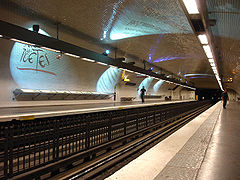 La station Saint-Germain-des-Prés.