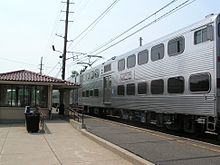 NICTD South Shore Line train at Miller Station Millersta4.jpg