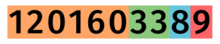 A mockup Icelandic identification number (kennitala) used to demonstrate how it's constructed.
.mw-parser-output .legend{page-break-inside:avoid;break-inside:avoid-column}.mw-parser-output .legend-color{display:inline-block;min-width:1.25em;height:1.25em;line-height:1.25;margin:1px 0;text-align:center;border:1px solid black;background-color:transparent;color:black}.mw-parser-output .legend-text{}
Birth date (DDMMYY)
Random number (20 to 99)
Checksum
Birth century indicator Mockup Icelandic Personal identity number.png