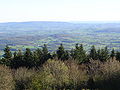 Le paysage du Morvan vu depuis le sommet du mont Beuvray 3 (vue vers le sud)