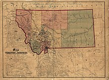 Montana Territory in 1865 Montana Territory 1865.jpg