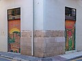 Mural de la Alcazaba, Teatro Romano y Tajo de Ronda de José Luis (BorgArt) en Lagunillas, 2023-11-09.