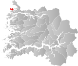 Nord-Vågsøy within Sogn og Fjordane