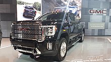 Новый GMC Sierra HD 2020 года на международном автошоу в Торонто.