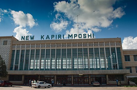The Kapiri Mposhi train station