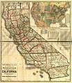 New enlarged scale railroad and county map of California showing every railroad station and post office in the state. LOC 98688451.jpg