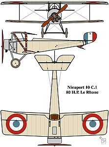 Nieuport 10 French First World War single seat fighter colourized drawing.jpg