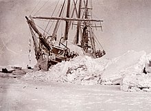 «Фрам» после сильных ледовых сжатий января 1895 года