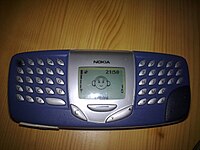 The Nokia 5510 bears heavy design similarities to the 3310. Nokia 5510 mit blauem Frontcover.jpg