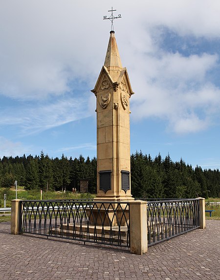 Oberhof Rondell Obelisk