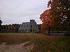 Old stone church by Wachusett Reservoir in Clinton (Massachusetts)