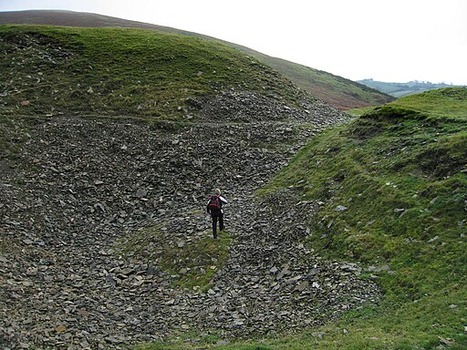 Old quarry workings, Corndon Hill - geograph.org.uk - 3210634