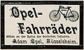 Opel-Fahrräder 1897