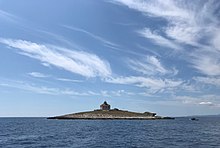 Otočić Pokonji dol visto dal mare