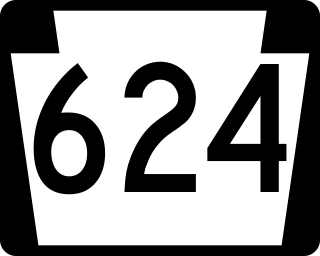 <span class="mw-page-title-main">Pennsylvania Route 624</span> State highway in York County, Pennsylvania, US