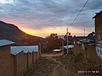 Atardecer visto desde Pampas Grande