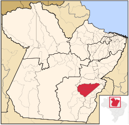 Microregiunea Parauapebas - Harta