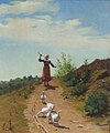 Paul Peel - Bringing home the flock (1881).jpg