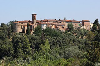 Montecchio, Peccioli Frazione in Tuscany, Italy