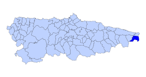 Penamellera Baxa Asturies map.svg