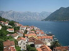 Perast and Bay of Kotor from Saint Nicholas' Church