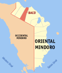 Ph-paikannin itämainen mindoro baco.png