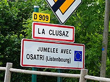 Hoax shared by La Clusaz announcing its twinning with Osatri in Listenbourg Photomontage Twinning La Clusaz & Osatri in Listenbourg derivative work.jpg