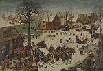 Pieter Bruegel starší - Číslování v Betlémě - Google Art Project.jpg