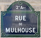 D’ Schtroossatàfla vu dr Rue de Mulhouse