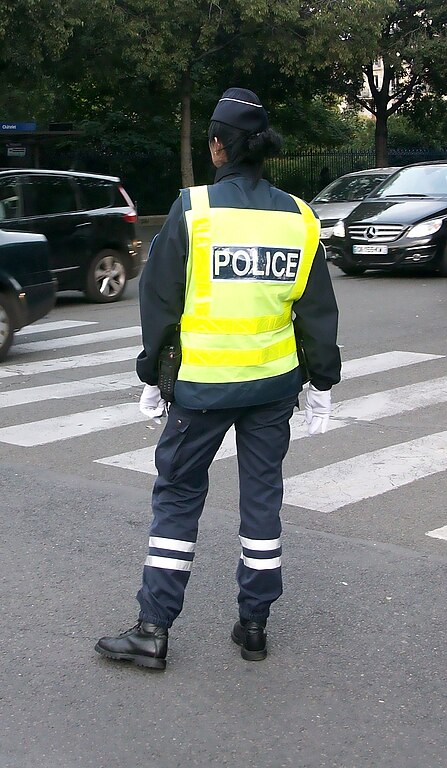 gilet haute visibilité police