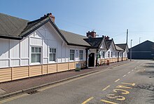 Former station building, now used as a cafe and coffee shop (April 2019)