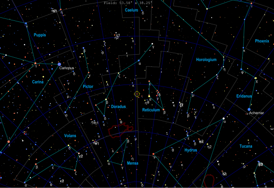 Р Дорадус starmap.svg