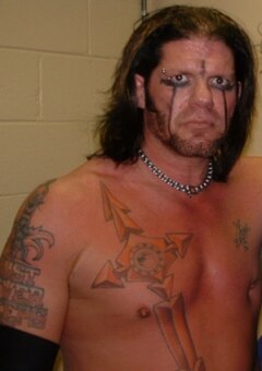 Raven (pictured) defeated four other competitors to win the NWA World Heavyweight Championship and the 2005 King of the Mountain match at Slammiversar