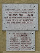 Gedenktafel Johann Mithlinger