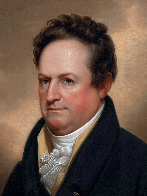Governor DeWitt Clinton, champion of the canal