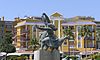 Reproduction
of Picasso's Two Dancing Ladies, Torremolinos, July 2007.