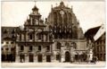 La maison des Têtes noires de Riga avant sa destruction. Photo de 1900-1918.