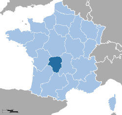 Location of Limousin