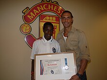 Rio Ferdinand receives his London Youth Games Hall of Fame award in 2010 Rio Ferdinand receives london Youth Games Hall of Fame award.jpg