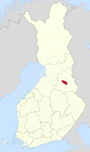 Ristijärvi – Localizzazione