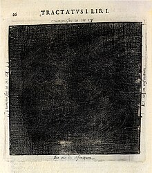Robert Fludd's image of the Void as a black square, repeated Et sic in infinitum, was used for illustration Robert Fludd 1617.jpg