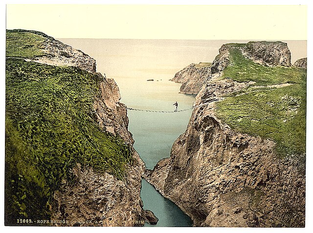 File:Rope Bridge, Carrick-a-Rede. County Antrim, Ireland LOC