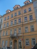 Apartment building in closed development